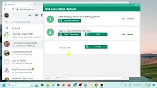 Grab Active Group Member | WhatsPremium Pro | Whatsapp Bulk Sender | Best selling |