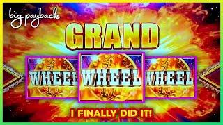 I WON THE GRAND!!! Buffalo Power Pay Slot - WHEEL FEATURE!