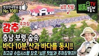 (강추) 해수욕장 있는 바다 10분 거리!! 충남 보령 전원주택 산과 바다를 동시에 누리는 숲속 최고급 수입시스템 창호 보령부동산 - 발품부동산TV KOREA HOUSE TOUR