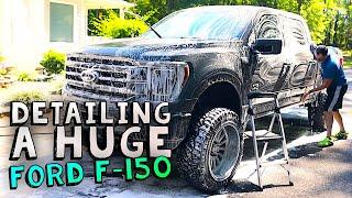 Detailing A HUGE Ford Krietz Customs Edition ! #detailing #detailingtips #mobiledetailing