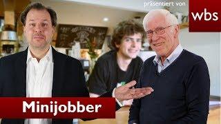 Welche Rechte & Pflichten haben Minijobber? | RA Solmecke und Wolfgang Büser