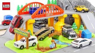 爆誕！鉄橋立体交差の新作トミカタウンキャンプ場！ 遊ぼう！トミカタウン立体レイアウトセット ／ Tomica town