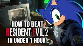 How To Beat Resident Evil 2 in Under 1 Hour - Leon Speedrun with Walkthrough Commentary