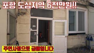 포항 도시지역 6천만원으로 내 집마련하기_시골집부동산TV