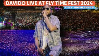 Davido Live At Flytime Festival 2024 As He Shutdown 10k Capacity With Odumodu Blvck And Chike  