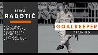 Luka Radotić Goalkeeper training | Škola golmana VK1 | Goalkeeper academy VK1