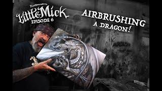 EP 6. Airbrushing a Dragon!