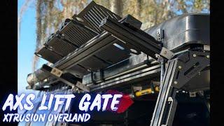 aXs Lift Gate Xtrusion Overland - Bedrack