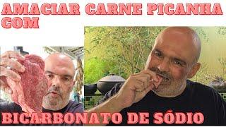 Amaciar Carne Picanha com Bicarbonato de Sódio