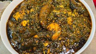 How to Make Liberian Palawa Sauce | Molokhia | Simple & Tasty Recipe |