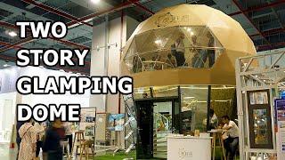 Two Story Glamping Dome Tent Video