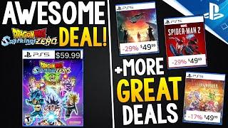 AWESOME Dragon Ball Sparking Zero DEAL + More GREAT PS5 Game DEALS!