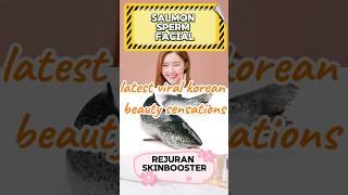 Viral trending korean beauty facial Rejuran #koreanskincare #shorts #shortsfeed #salmon #beauty