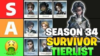 SEASON 34 IDENTITY V SURVIVOR TIERLIST