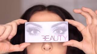 3D Faux Mink Lash Try On Huda Beauty - Farrah #12 | January 2019