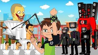 Ben 10 Lost In Skibidi Toilet World Full Story | Fanmade Transformation