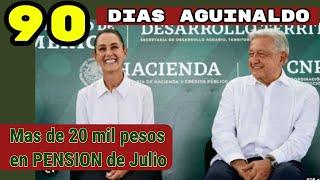 Dinero Extra en Pension de Julio Y 90 Dias de Aguinaldo para pensionados en Diciembre #noticias