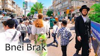 Bnei Brak - The Most Ultra-Religious City in The Center of Israel. A Guided Tour of the Streets.