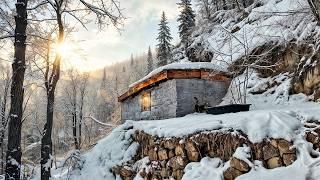 AN ABANDONED HOUSE TURNS INTO A COZY CORNER! Fireplace restoration 