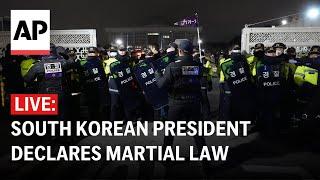 LIVE: View from Seoul after South Korean president declared martial law