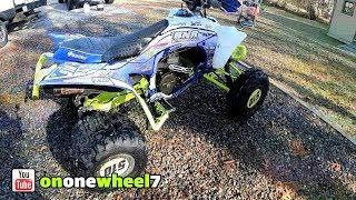 TrailBlogger's TrailShout ononewheel7 Quad Racing, Four Wheeler Jumping, ATV Trail Riding
