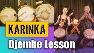 Djembe Lesson: Karinka - Fanka version with performance (School in Session)