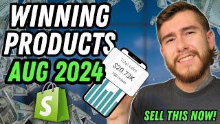 Top 5 Winning Products To Sell NOW (August 2024) | Shopify Dropshipping Trends