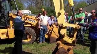 Yanmar excavator sold at auction. Quaker city auctioneers