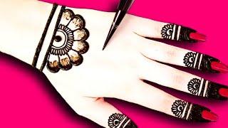 Easy Arabic mehndi design - Simple mehndi design - mehndi ka design - Henna by Arouj