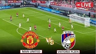 Live : Manchester United vs Viktoria Plzeň I Europa League 2024/25 I Full Match eFootball Pes 21