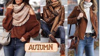 OUTFITS PARA OTOÑO INVIERNO 2021 MODA OTOÑO INVIERNO MUJER TENDENCIAS OTOÑO INVIERNO
