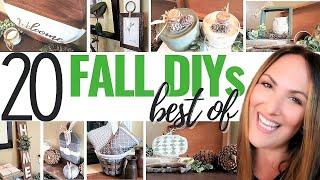 20 BEST OF FALL DIYs  | Dollar Tree High End DIYs | FALL Trash to Treasure | Fall Thrift Flips