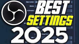 BEST OBS Studio Recording Settings for NO Lag In 2025! (Beginners Guide)