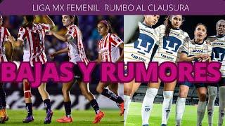 BAJAS Y RUMORES I liga mx femenil #FUTBOL #LIGAMX