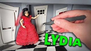 I made Lydia Deetz for my BEETLEJUICE Dollhouse! (Miniature Doll Making)