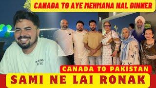 Canada to Aye Guests nal kita Dinner Ty Sami Jatt ne lai Ronak ️ Charda ty Lehnda Punjab️