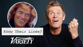 Does Willem Dafoe Know Lines From His Most Famous Movies?