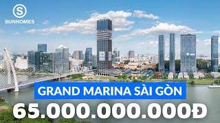 Grand Marina Saigon - Căn hộ Marriott 3 phòng ngủ 145m2 giá bán 65 tỷ #sunhomes #grandmarina