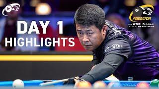 Day 1 HIGHLIGHTS ▸ Predator WPA World 8-Ball Men's Championship 2023