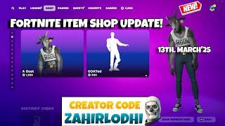 A GOAT RETURNS & NEW HUMBLE EMOTE! Fortnite Item Shop Update [13th March, 2025] (CH6 S2)