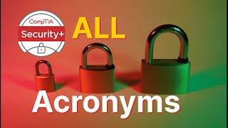 Security+ all acronyms