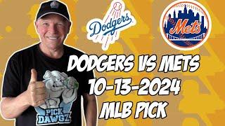 Los Angeles Dodgers vs New York Mets 10/13/24 MLB NLCS Game 1 Pick & Prediction | MLB Betting Tips