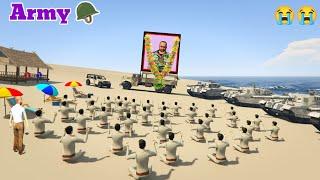 Army Border Per Shahid 🪖 In Indian Bikes Driving 3D  New Latest Franklin Army Funny Video  2025 