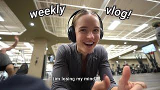 Weekly vlog! chest workout, boo baskets, meal prep, spin, & venting abt mental health (AMRAP)