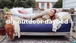 How To Repurpose An Old Mattress | DIY Outdoor Daybed