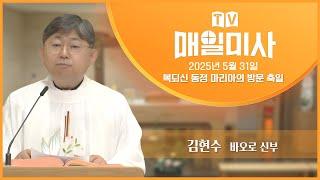 2025년 5월 31일 복되신 동정 마리아의 방문 축일 매일미사ㅣ김현수 바오로 신부 집전