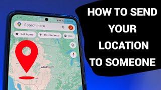 How to Share or Send your Location  to someone.