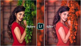 Red tone lightroom photo editing tutorial in mobile ।। red effect editing tutorial in lightroom ।।