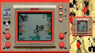 LCD HANDHELD MICKEY MOUSE NINTENDO WIDESCREEN EARLY Game & Watch NINTENDO HAND HELD NOT TABLETOP