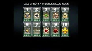 Call of Duty 4 Prestige Icons